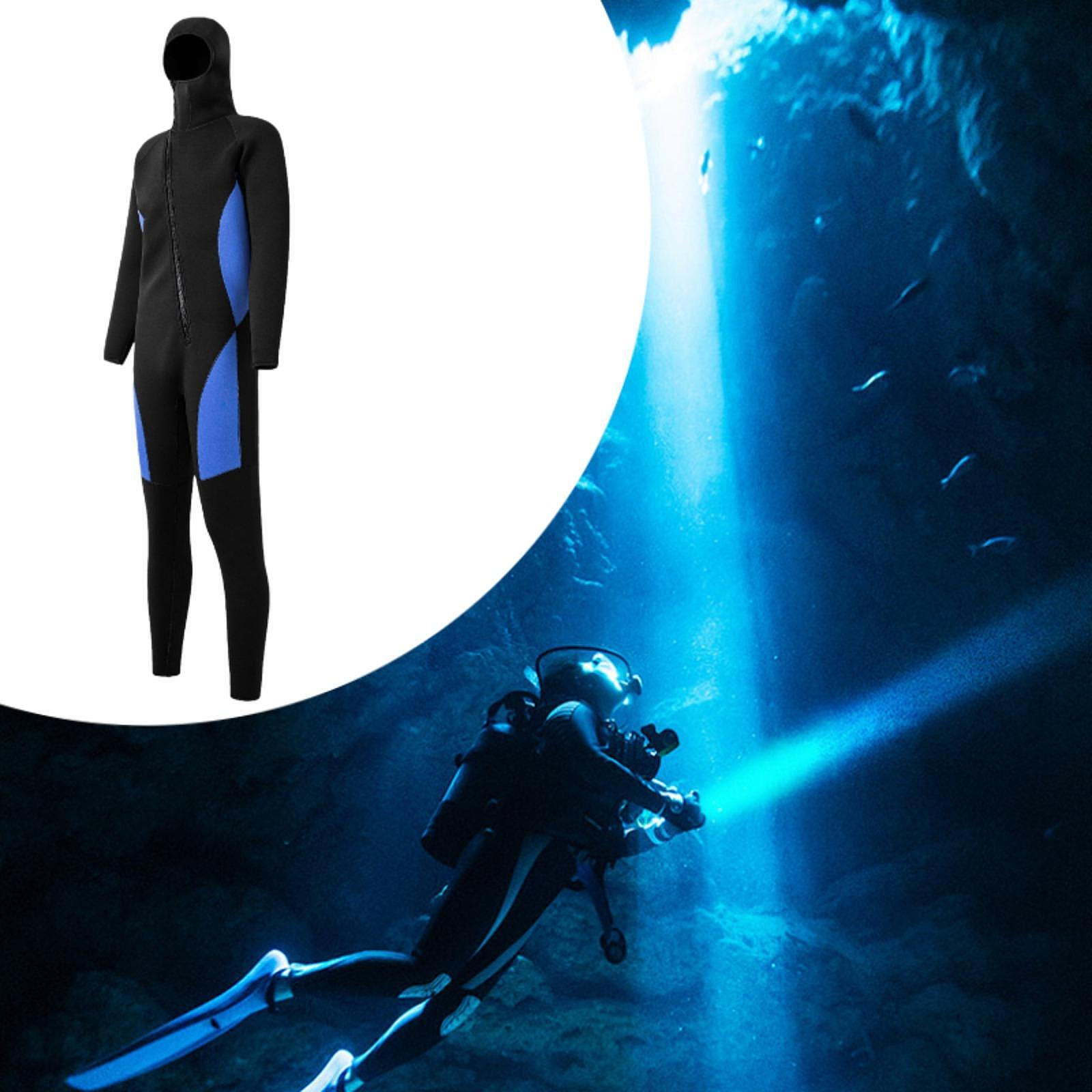 

Улучшенный гидрокостюм из неопрена толщиной 3 мм с передней молнией — унисекс-дизайн S