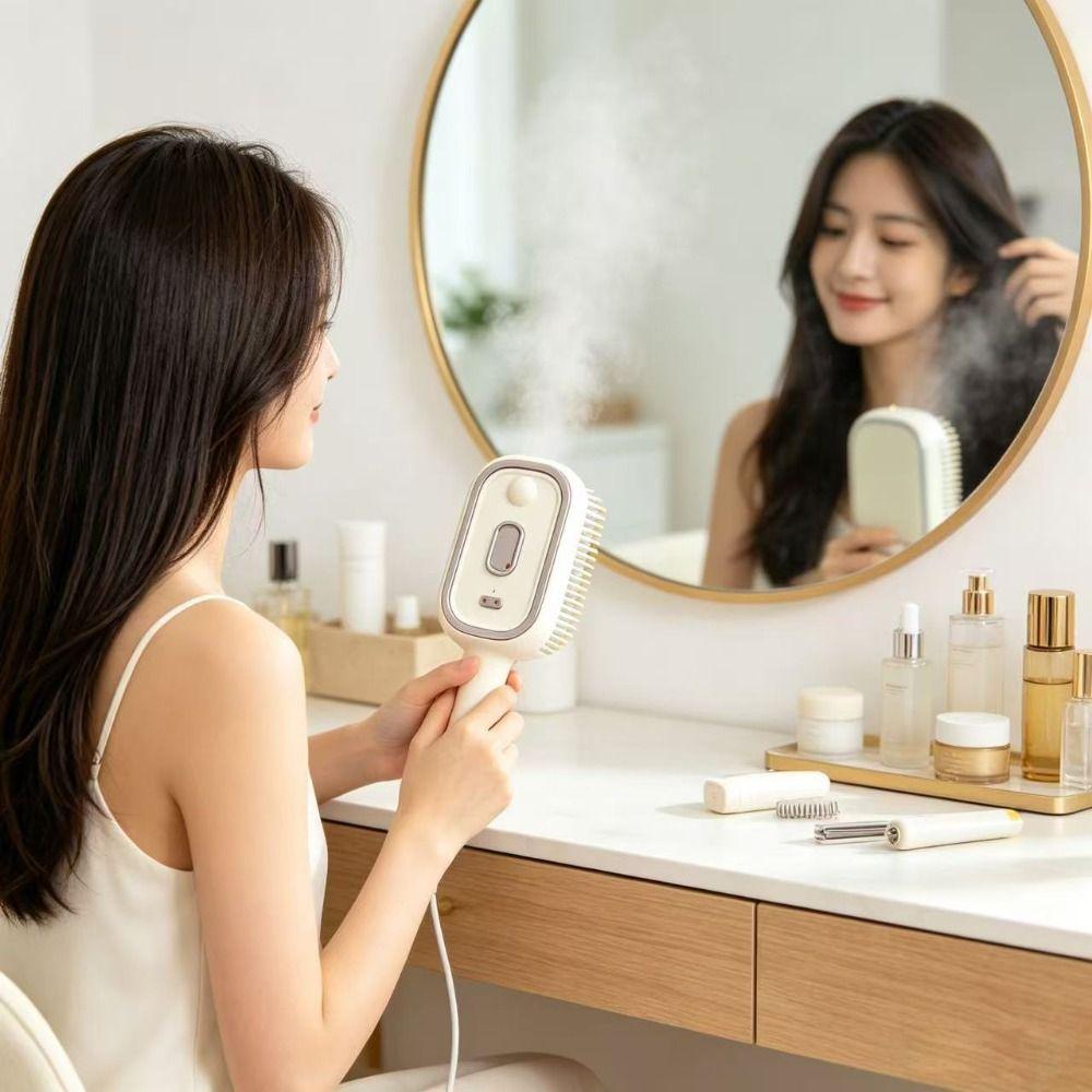 Self-cleaning Hair Care Spray Massage Comb Anti-static Scalp Massager Portable Hairbrush  Hair Care
