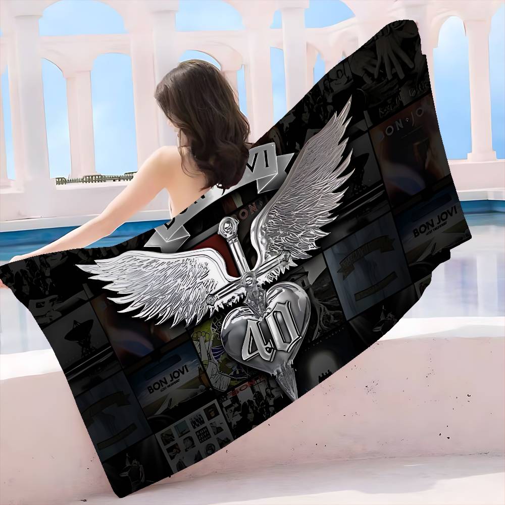 B-BonS J-Jovi Big Microfiber Beach Towels Quick Dry Towel Sand Beach Towels Pool Towel for Travel Swim Pool Yoga
