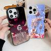 Floral Skull Flower Skeleton Shockproof Phone Case for iPhone 17 Air 16 16E 15 Pro Max 14 Plus 13 Mini 12 Back Cover Anti Fall F