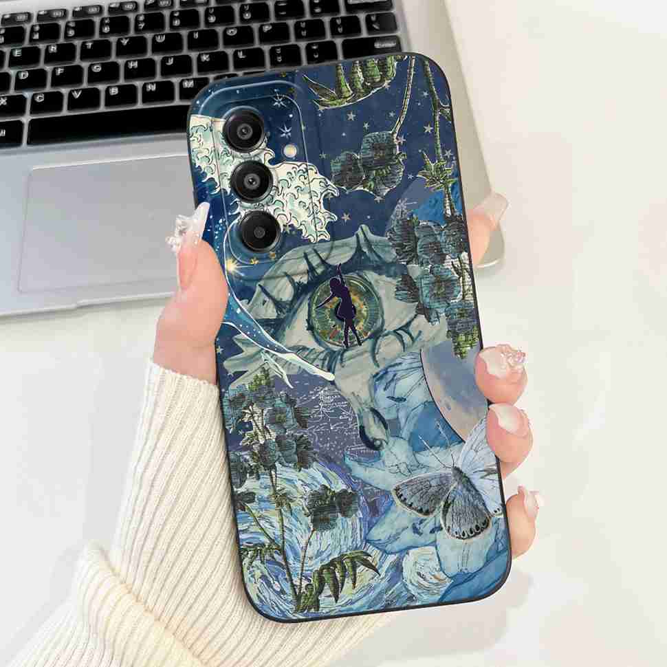 Fashion Painting For Samsung Galaxy A17 4G 2025 Case Cute Rabbit Soft Silicone Cover For Samsung A17 A17 5G Shockproof Cases