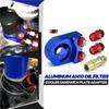 Ingenious-Aluminum Oil Cooler Kit 10AN Oil Filter Sandwich Adapter For Turbo T3 T4 Engine Plates