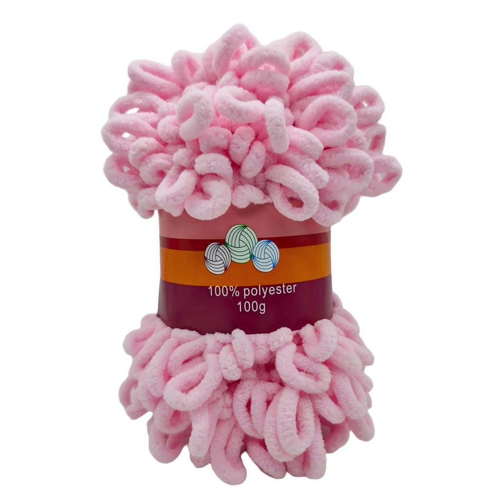 100g/Rolle Finger Loop Garn Faden Flauschig Weich Chenille Dickes Garn Handgestrickte Decke Schal Häkeln Strickgarn DIY Garn Verkauf