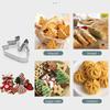 Nová 3D trojrozměrná nerezová forma na sušenky Vánoční perníková chaloupka 10 sad pekařských nástrojů Kuchyňské doplňky