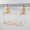 5 Wooden Perch Poles Multifunctional Ring Acrylic 20 Cm 1 Pc