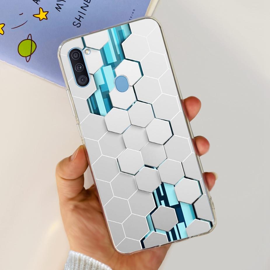 For Samsung Galaxy A11 Case SM-A115F Popular Painted Cover Soft Silicone Phone Case For Samsung A11 M 11 Galaxy M11 M115F Fundas