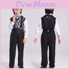Charming Polyester Fiber Children Grandfather Costume For Boys In Various Colors And Sizes