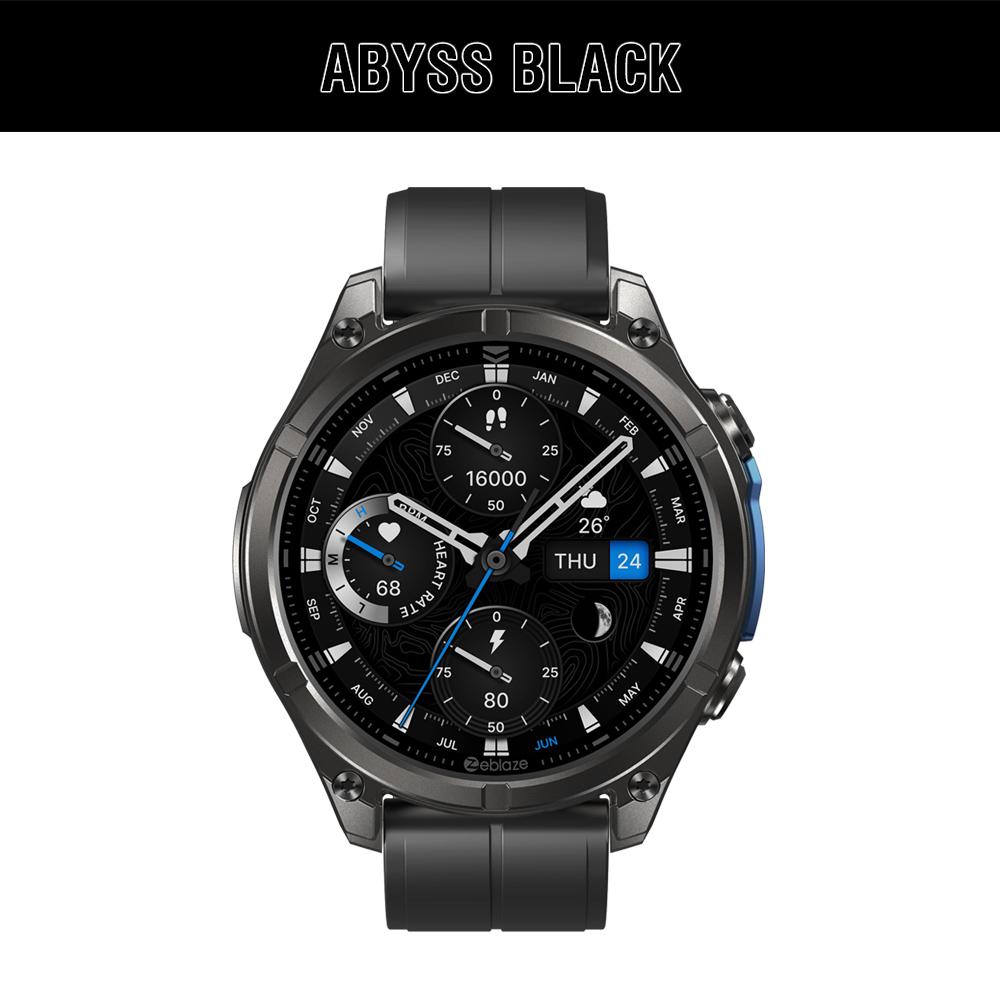 НОВЫЕ 2025 Zeblaze VIBE 8 Звонки по голосу 1,43-дюймовый AMOLED-дисплей Умные часы Встроенный фонарик Пульс Давление Умные часы