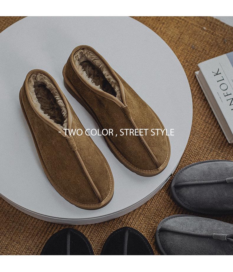 3130 Snow Boots: Retro Outdoor Work Shoes with Thickened Velvet for Autumn and Winter