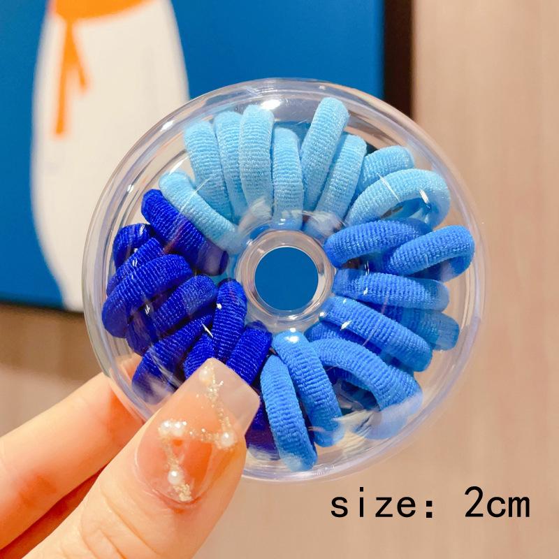 Children's Seamless High-Elasticity Hair Ties - No Damage Rubber Bands for Girls