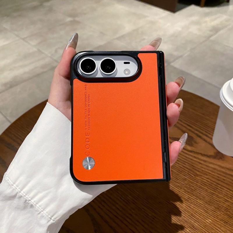 IPhone Duo Flip Case With Full Coverage Protection Vegan Leather Cover Hinge Reinforced Drop Proof Design