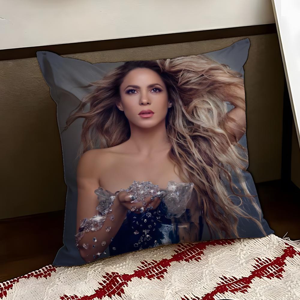Singer SShakira Cushion Cover Reversible Soft Durable Pillow Cover Home  Car MultiScene Use for Daily Comfort