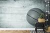 Photomural Basketball Ball On A Background Of Boards Smooth Vinyl 360x240