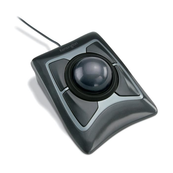 Kensington, Wired Trackball Expert Mouse, USB Cable, PC and Mac® Compatible, Black