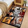 Grand Theft Auto Teppich Perfekt für Schlafzimmer Esszimmer Dekorieren Sie Zimmer Eingangsbereich Rutschfester Teppich Anime Büro Dekor Geburtstag Weihnachtsgeschenk