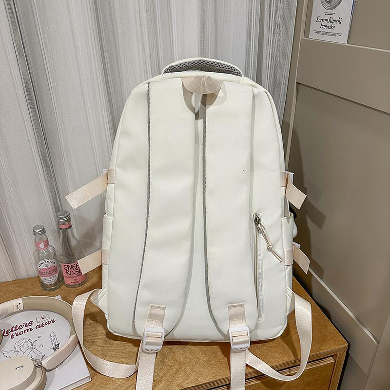 Schoolbag Korean version ins new high-value, fresh and sweet make-up bag, light travel and large-capacity backpack for junior high school students