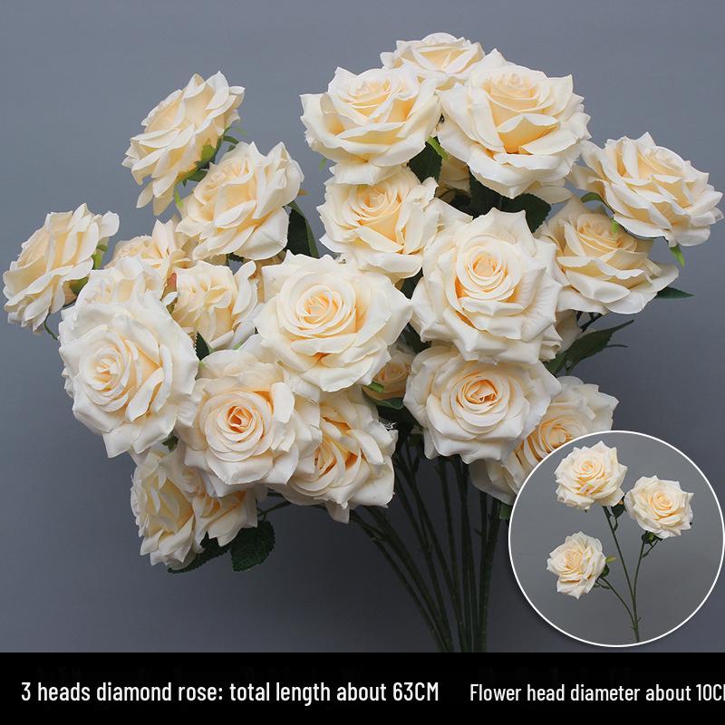 Champagne Silk Flower Wedding Decor - Artificial Ceiling & Aisle Floristry Elements