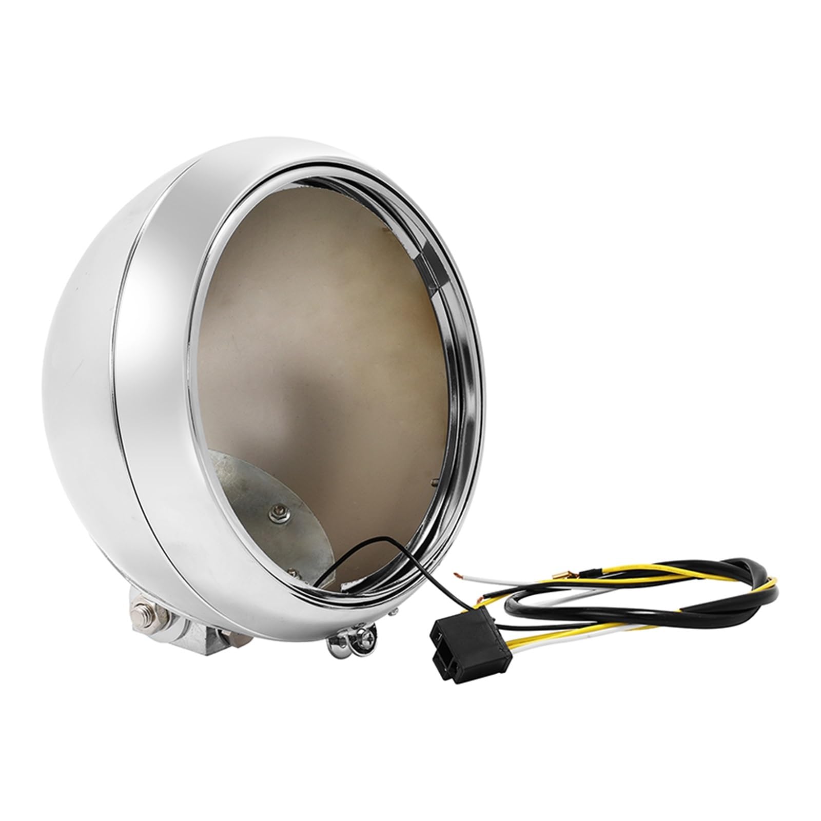 

Motorcycle 7 Headlight Housing Bulb Bucket for Harley Heritage Softail Fat Boy 1986-2011 One Size