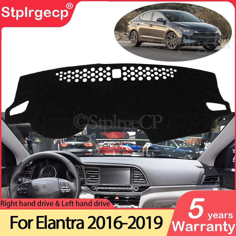 

for Hyundai Elantra 2016 2017 2018 AD Avante Anti-Slip Mat Dashboard Cover Pad Sunshade Dashmat Anti-UV Carpet Accessories