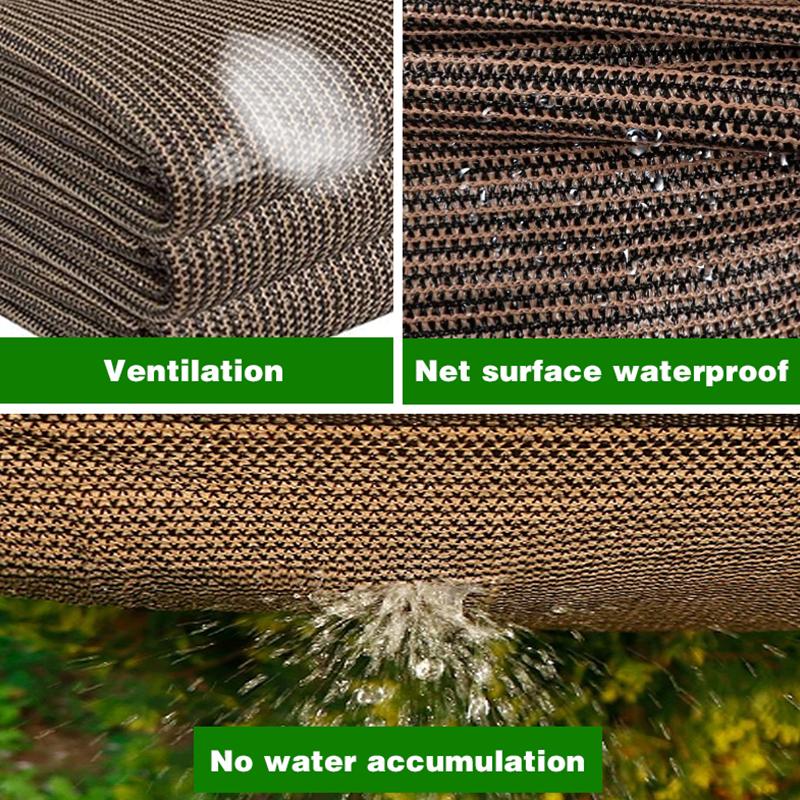 Sunshade Net 75% Uv Protection Durable Thicker High Density Eco-Friendly Material Available For Travel Picnics And Pools