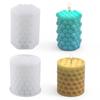 3D Perlen Punkt Zylinder Sechseck Silikonform Harz Epoxid Polymer Clay Handwerk DIY Ornament Schmuck Kerzenherstellungswerkzeug