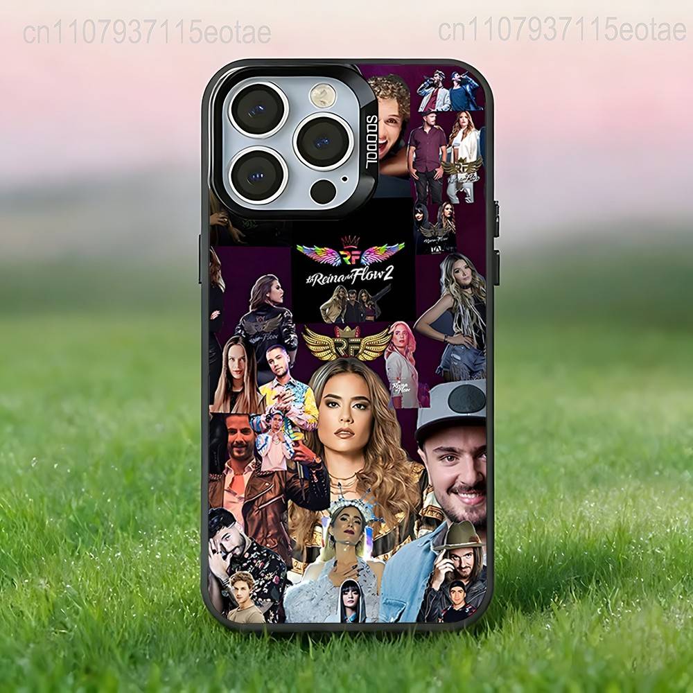 Queen of Flow La Reina Del Flow  Phone Case For iPhone 17,16,15,14,13,12,11,Pro,Max,Plus,E,Air,Mini Black IMD Cover