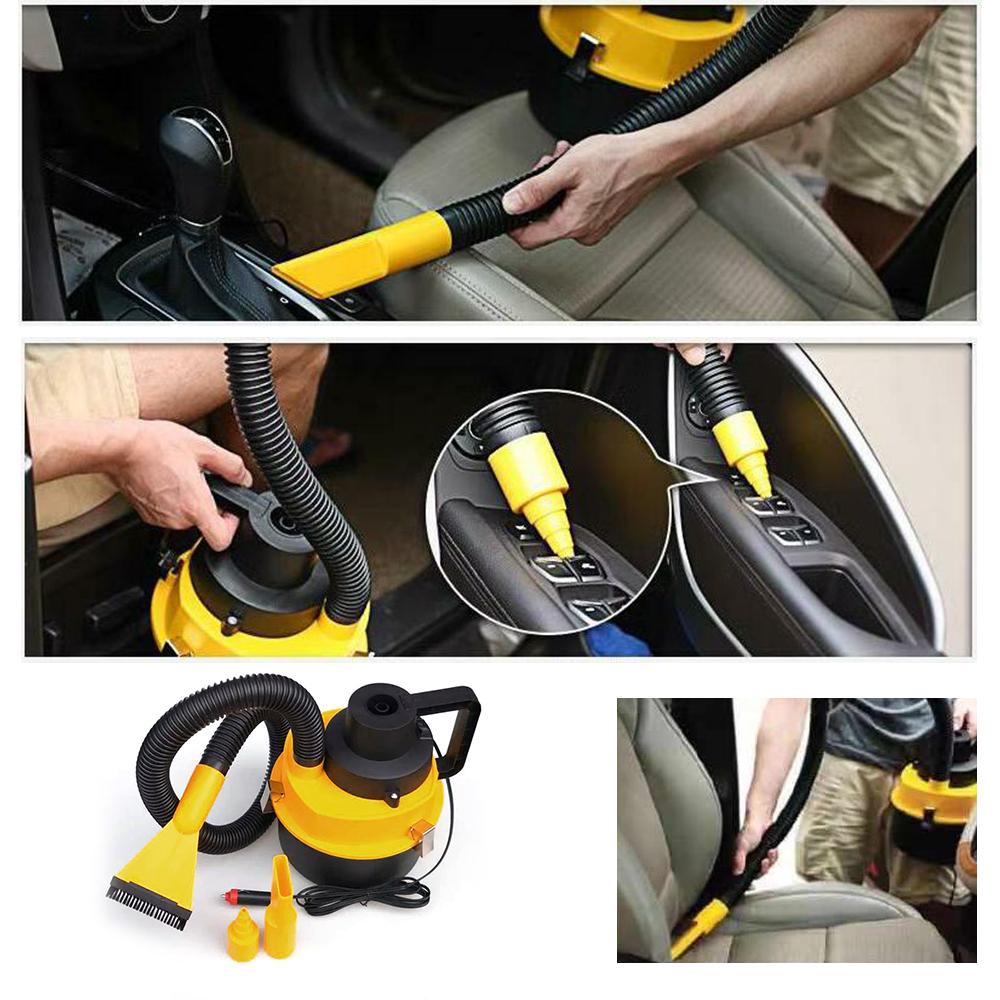 Car Vacuum Cleaner, 12V Portable Handheld Vacuum Cleaner 2300PA Suction Car Detailing Vacuum with Multi nozzles and