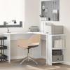 Corner Desk White 140 x 113.5 x 75 cm Particleboard