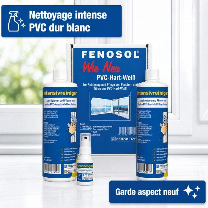 Pflegeset für PVC-Fenster, PVC-Fensterreiniger, Weißer PVC-Renovierer