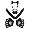 Cosplay Anime Exhibition Cat Claw Gloves Cat Ears Headband Tail Suit