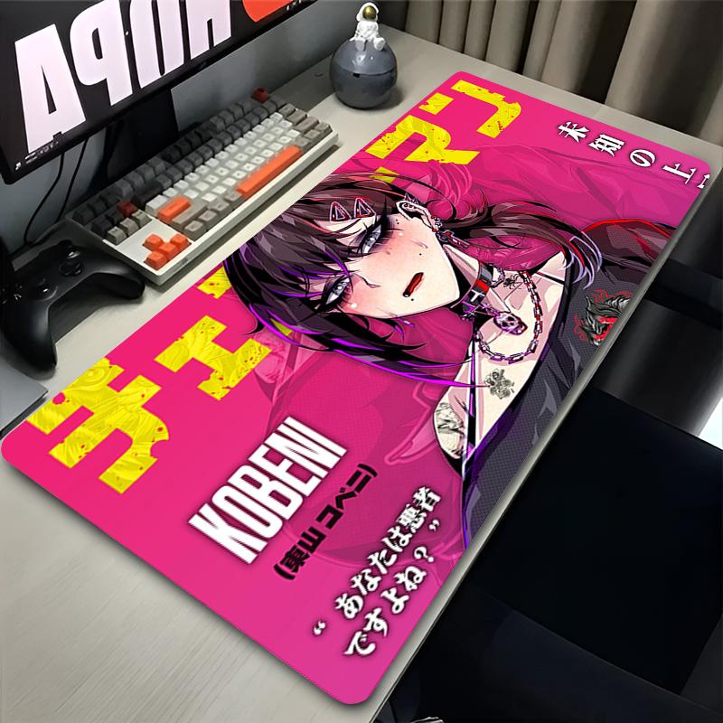 Mouse Pads Cute Computer Gaming Soft Mausepad Laptop Anime Girl Extended Desk Mouse Mat Kawaii Cushion Office PC Accessories Rug