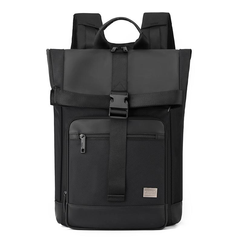 

Большой вместительный городской рюкзак для путешествий на отдыхе, простая дорожная сумка, мужская и женская универсальная компьютерная сумка чёрный