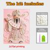Pearl The God of Fortune DIY Diamond Art Kits 15.7x19.6inch Gem Art Diamond Painting Kits Without Frame for Adults Gift Idea Home Wall Decor