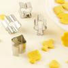 12/30PCS Stainless Steel Mini Cookie Cutters Set Geometric Shape Baking Tools for Biscuit Fondant Kitchen Baking Supplies
