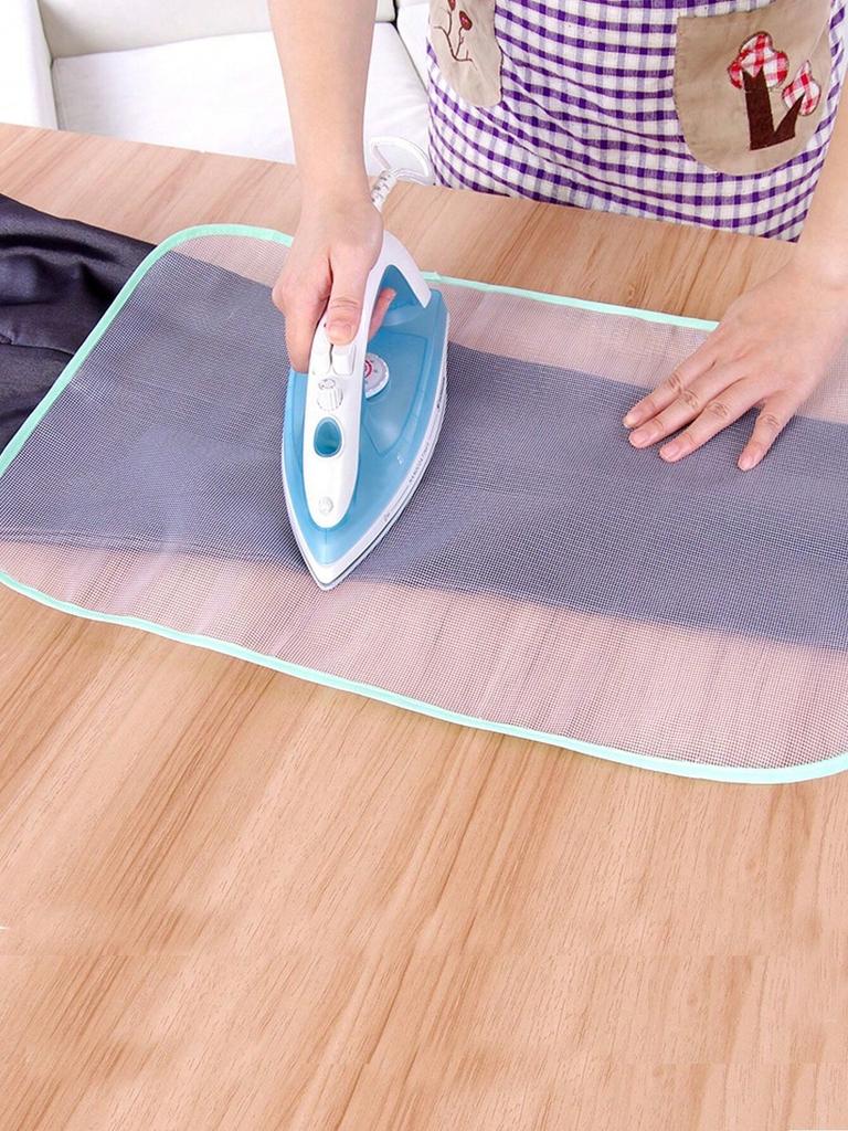 1pc Heat Resistant Cloth For Ironing, Protect Clothes From Hot Irons, High Temperature Resistant Fabric Anti-scorching Ironing Cloth Pad