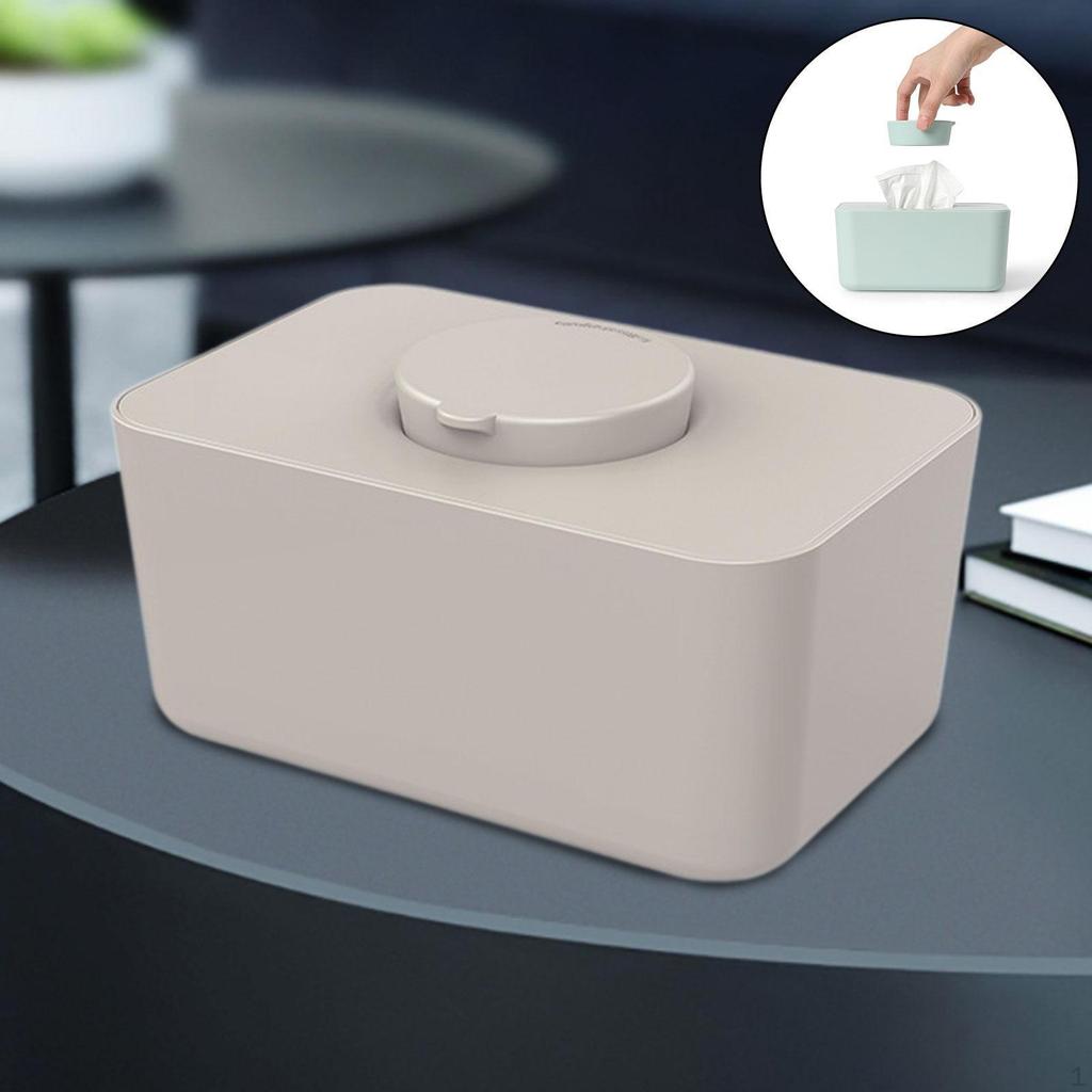 Container Facial Tissues Dispenser Portable Elegant Tissue Box Holder Napkin Case for Dresser Home