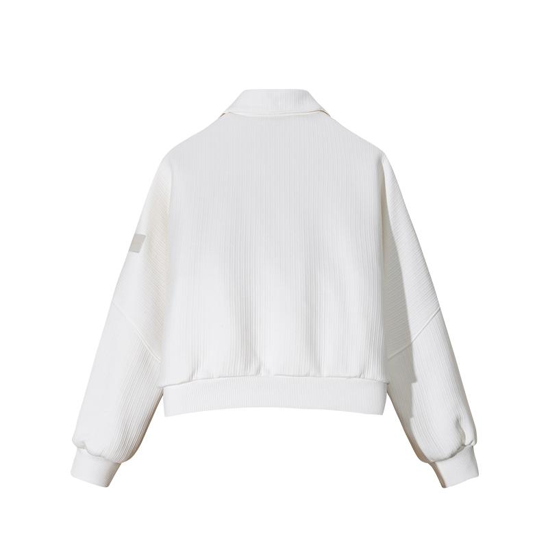 Anta Retro Sports Style Short Jacket Baseball Coat Women jackets 162618745-1