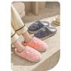 Home Shoes, Thick Soled Slippers, Plush, Cotton Slippers, Warm Shoes, Plush, Couple Slippers