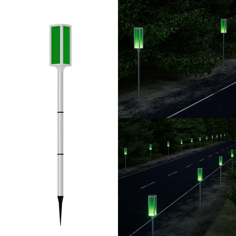 Warning Light Traffic Roadside Lights Led Flashing Signals Solar Lamps  Outdoor