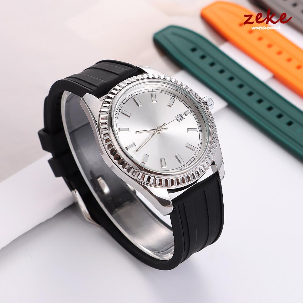 Tropical Rubber Watch Band Waterproof Sports Watch Strap 20mm 22mm Premium Rubber Diving SmartWatch Band for Oris for Omega Belt