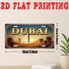 D Flat  D Flat D Printed Sign pc Vintage Metal Aluminum Sign Decorative Plaque And Signboard (   Cm) Dubai