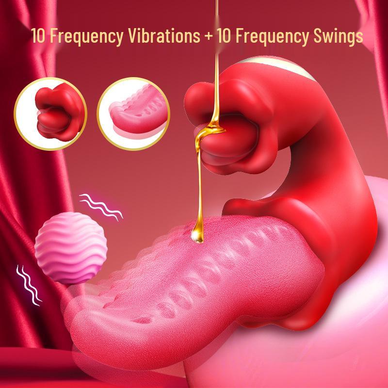 Wonderful Women's Fish Vibrator: Silent Tongue Licking for G-Spot & Genital Stimulation, Ideal for Masturbation & Pleasure
