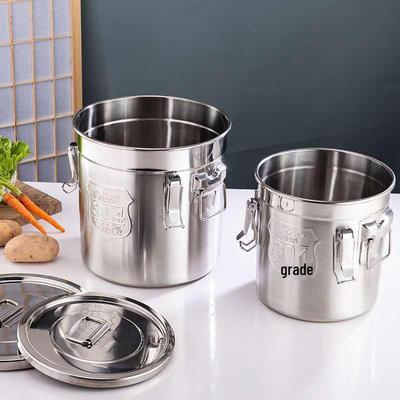 Mehrzweck-Edelstahl 304 Versiegeltes Fass für Wein, Tee, Milch, Fermentation, Öl oder Reisaufbewahrung