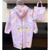 Japanese Style Lightweight Quick-Drying Breathable Kids Raincoat Rainproof Kindergarten Boys and Girls Waterproof Poncho Primary School Student