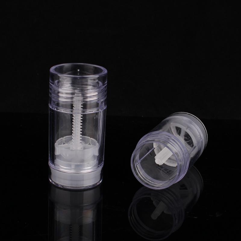 1 Pcs 40/75G Empty Balm Container Refillable Plastic Twist-Up Bottle For Diy Natural Crystal Deodorant Stick Cosmetics Tube
