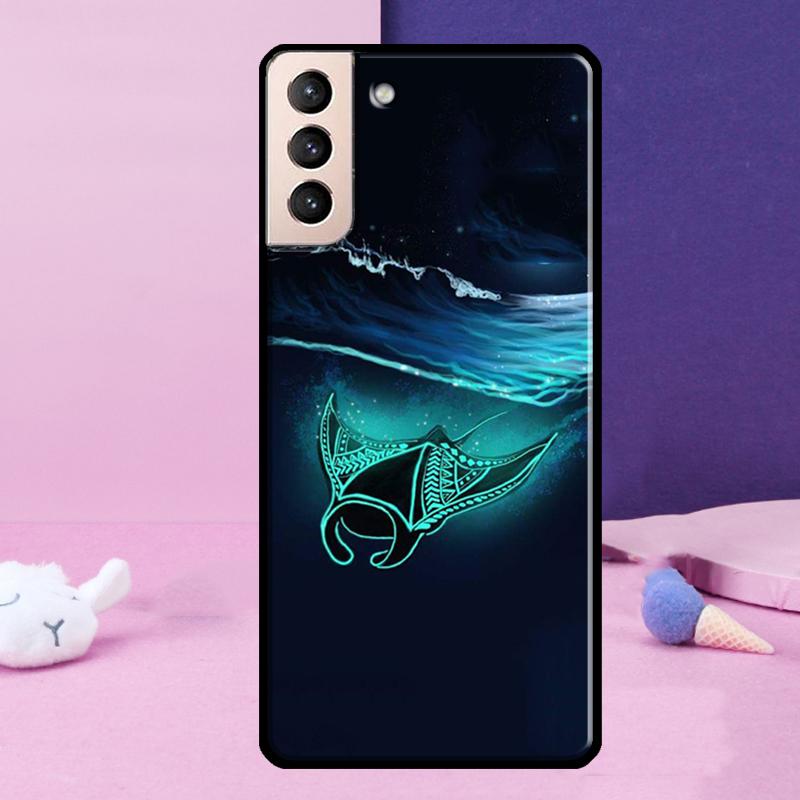 Animal Manta Ray Phone Case For Samsung Galaxy S25 Ultra S24 Ultra S9 S10 S20 S21 S22 Plus S23 S24 FE Cover