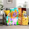 Happy Foxy Boxy i Rocky Lankybox koc, miękki koc do rzucania dla domu sypialnia kanapa z funkcją spania piknik podróż biuro okładka koc dla dzieci