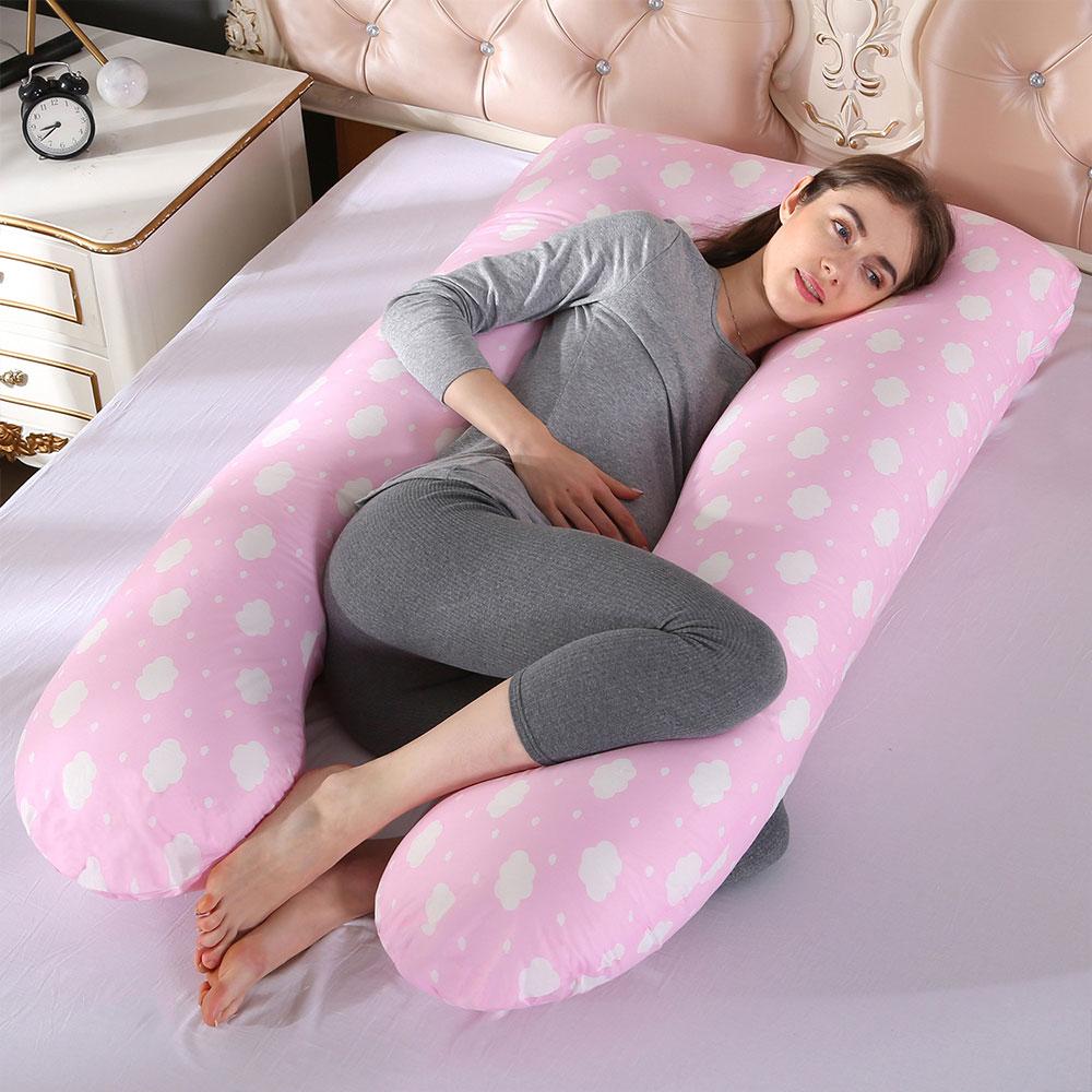Bed Linings U-Shaped Pillow For Pregnant Women Is Suitable For Lying On The Side Removable And Washable Siesta Cushio Waist Body