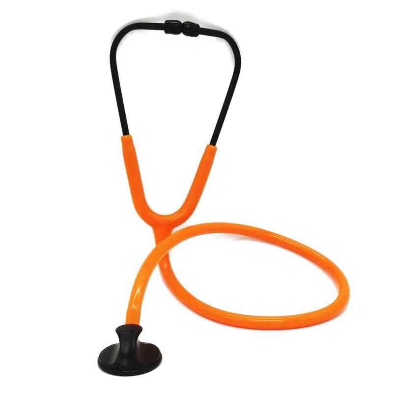 Black Plated Zinc Alloy Stethoscope with Stainless Steel Chestpiece, 250G