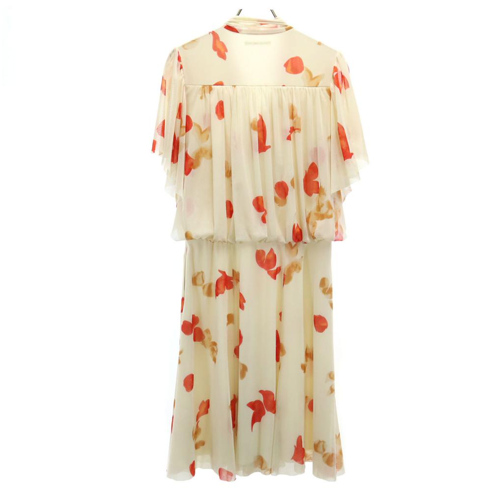 VIVIENNE TAM made in Japan Overall handle Short sleeve Chiffon Flare one piece Women Used